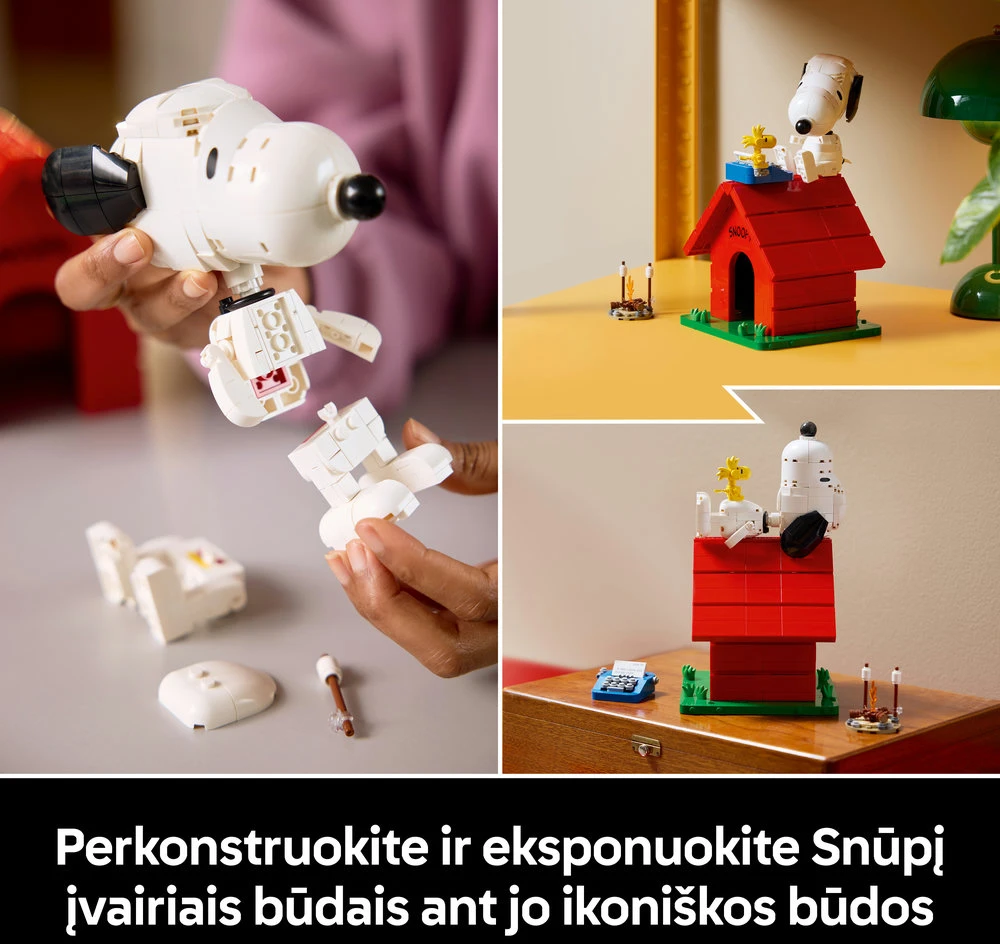 LEGO® Ideas Riešutėliai: Snūpio būda Rinkinys 21368