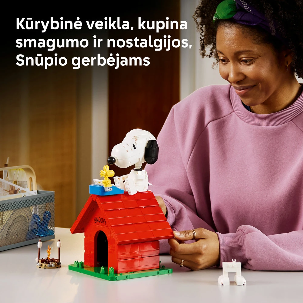 LEGO® Ideas Riešutėliai: Snūpio būda Rinkinys 21368