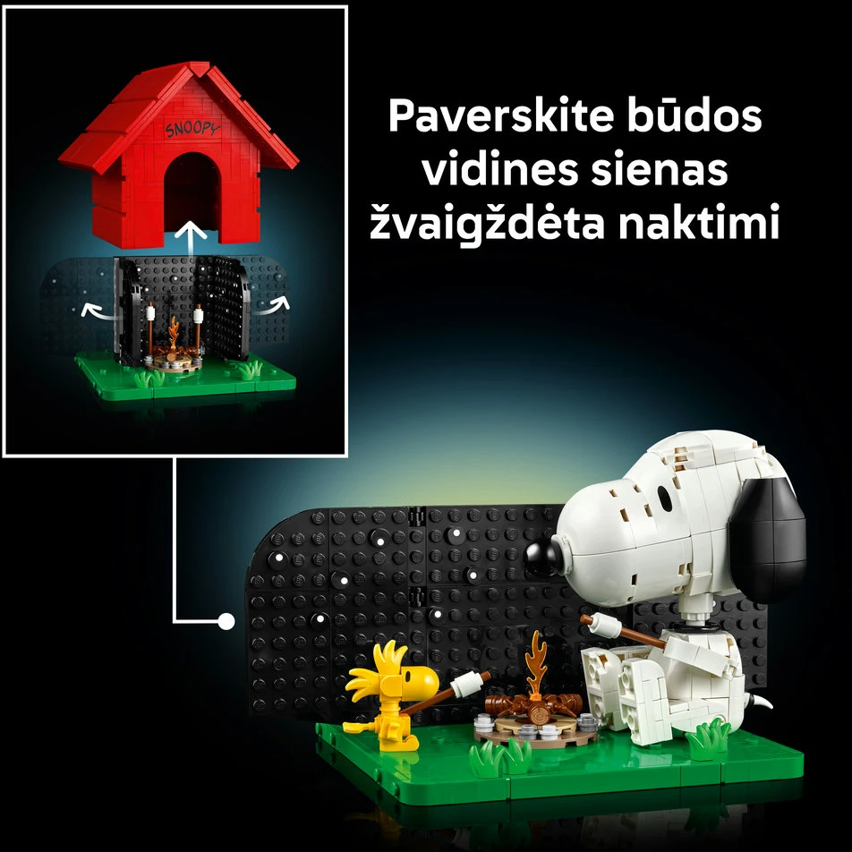 LEGO® Ideas Riešutėliai: Snūpio būda Rinkinys 21368