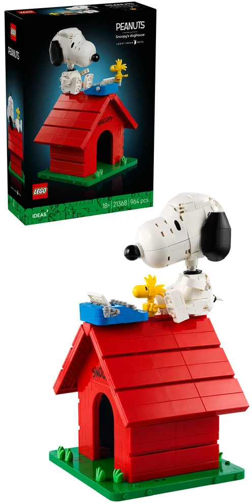 LEGO® Ideas Riešutėliai: Snūpio būda Rinkinys 21368