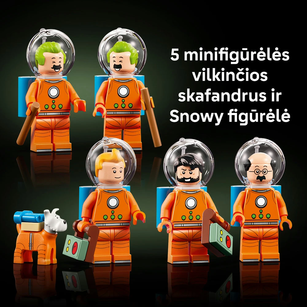 LEGO® Ideas Tintin® Mėnulio raketa Rinkinys 21367