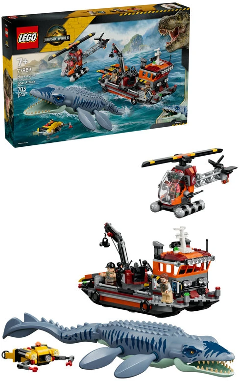 LEGO® Jurassic World Dinozauro mozazauro valties puolimas 77983
