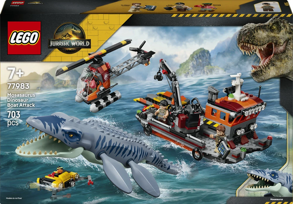 LEGO® Jurassic World Dinozauro mozazauro valties puolimas 77983
