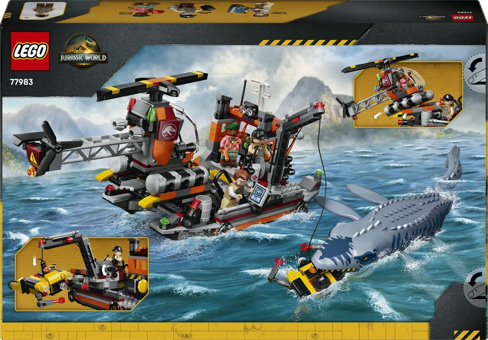 LEGO® Jurassic World Dinozauro mozazauro valties puolimas 77983