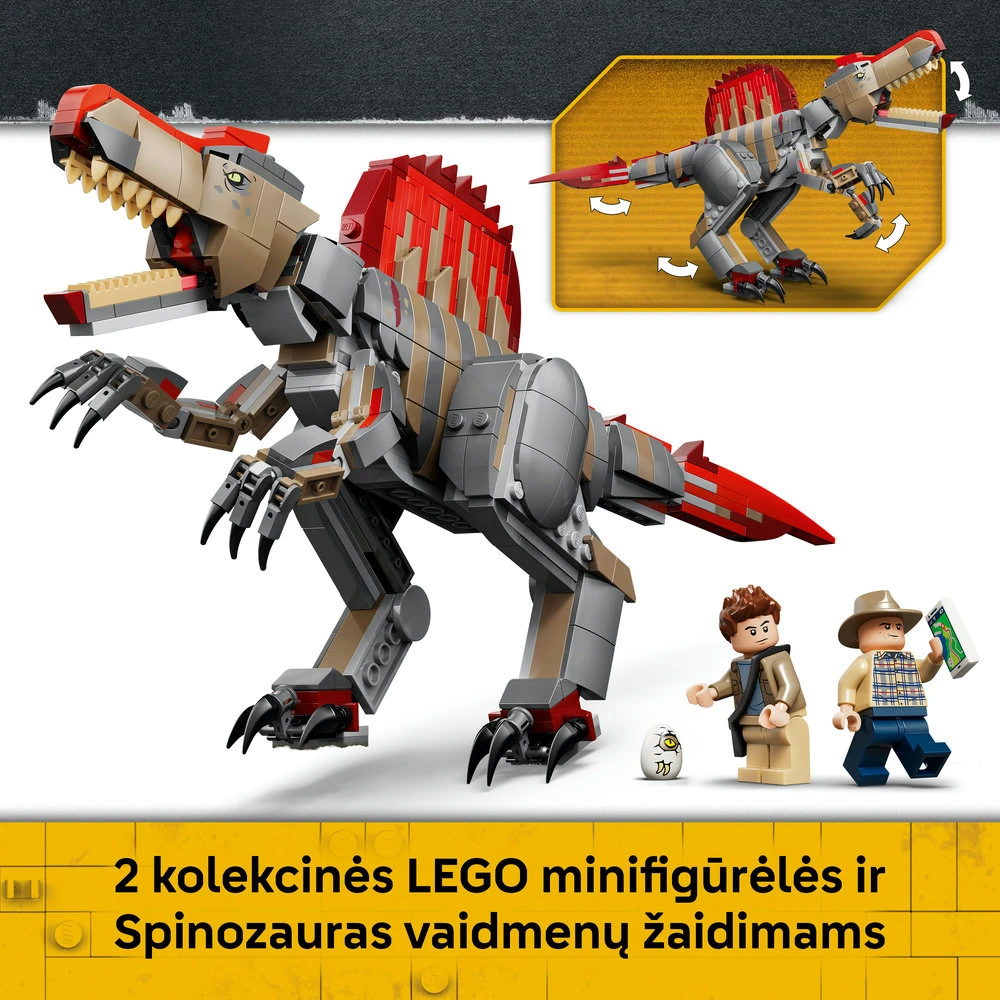 LEGO® Jurassic World Dinozauro spinozauro pabėgimas 77982