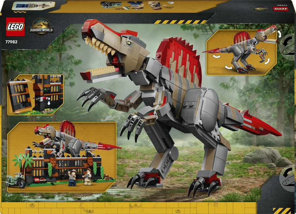 LEGO® Jurassic World Dinozauro spinozauro pabėgimas 77982