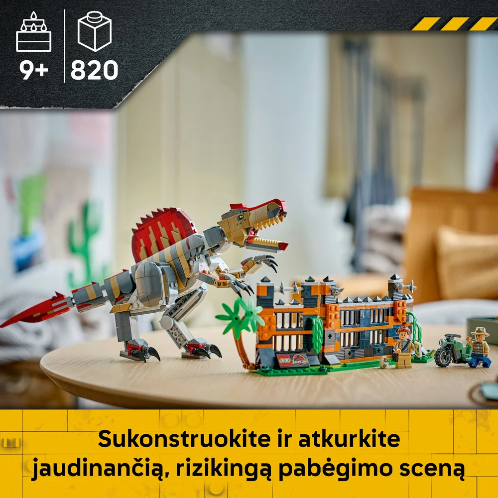 LEGO® Jurassic World Dinozauro spinozauro pabėgimas 77982
