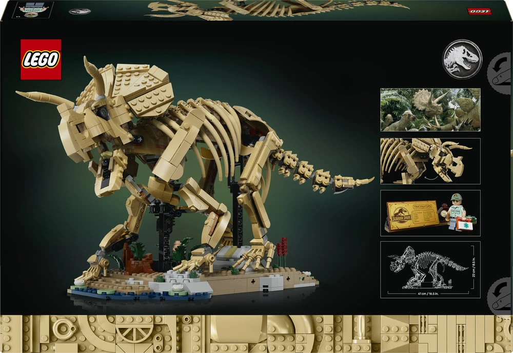 LEGO® Jurassic World Dinozaurų fosilijos: triceratopsas 77985
