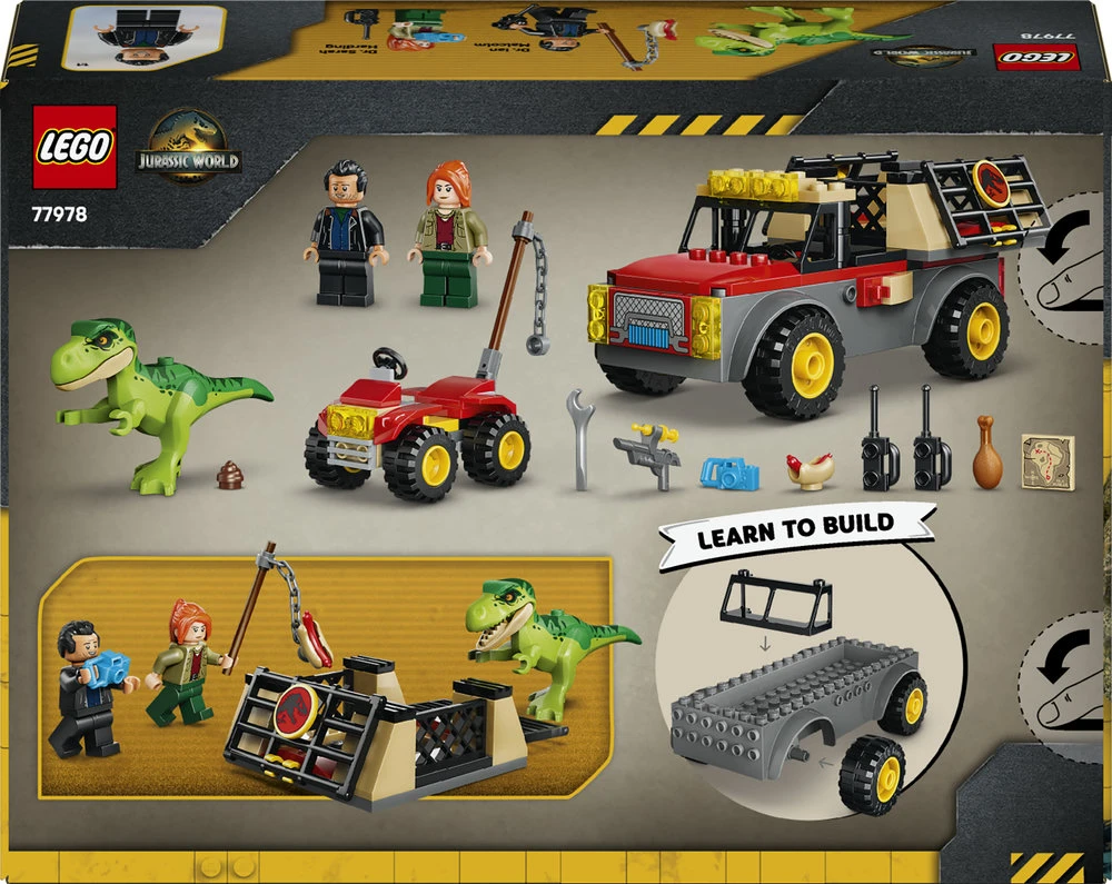 LEGO® Jurassic World Jauno tiranozauro gabenimo sunkvežimis 77978