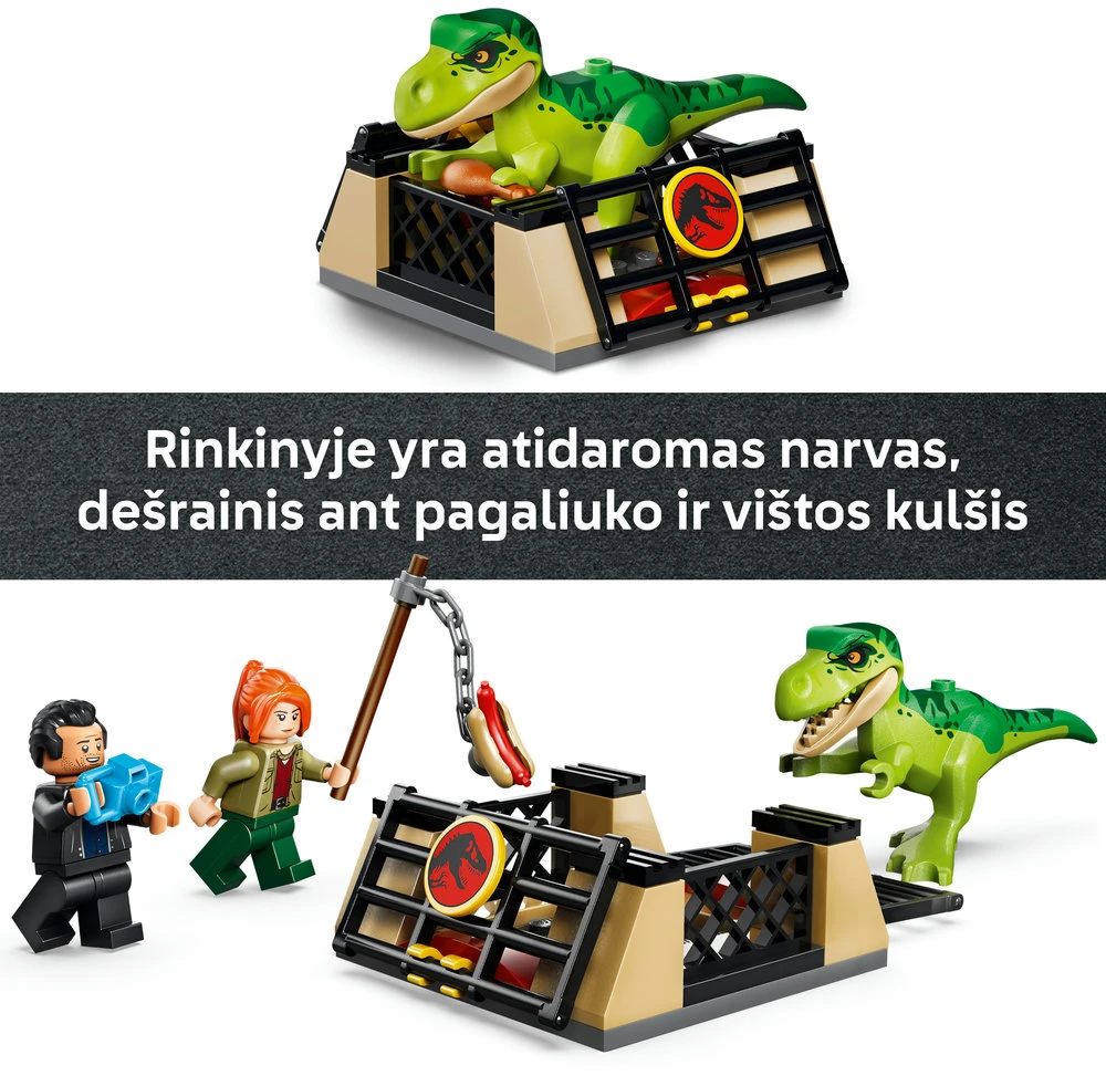 LEGO® Jurassic World Jauno tiranozauro gabenimo sunkvežimis 77978