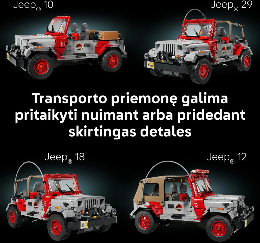 LEGO® Jurassic World: Jurassic Park Jeep® Wrangler 77984