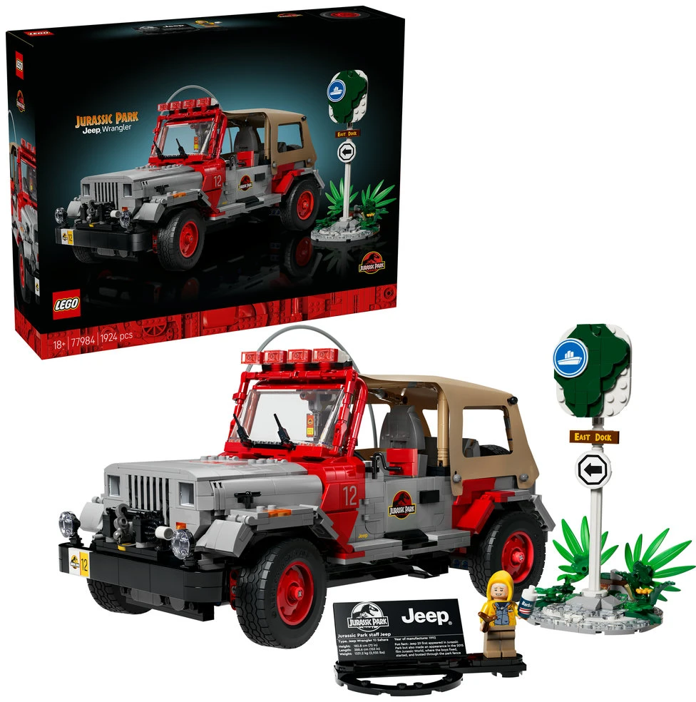 LEGO® Jurassic World: Jurassic Park Jeep® Wrangler 77984