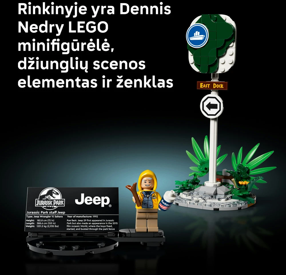 LEGO® Jurassic World: Jurassic Park Jeep® Wrangler 77984