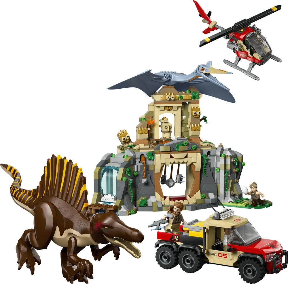 LEGO® Jurassic World Spinozauras, kecalkoatlis ir oro misija (76976)