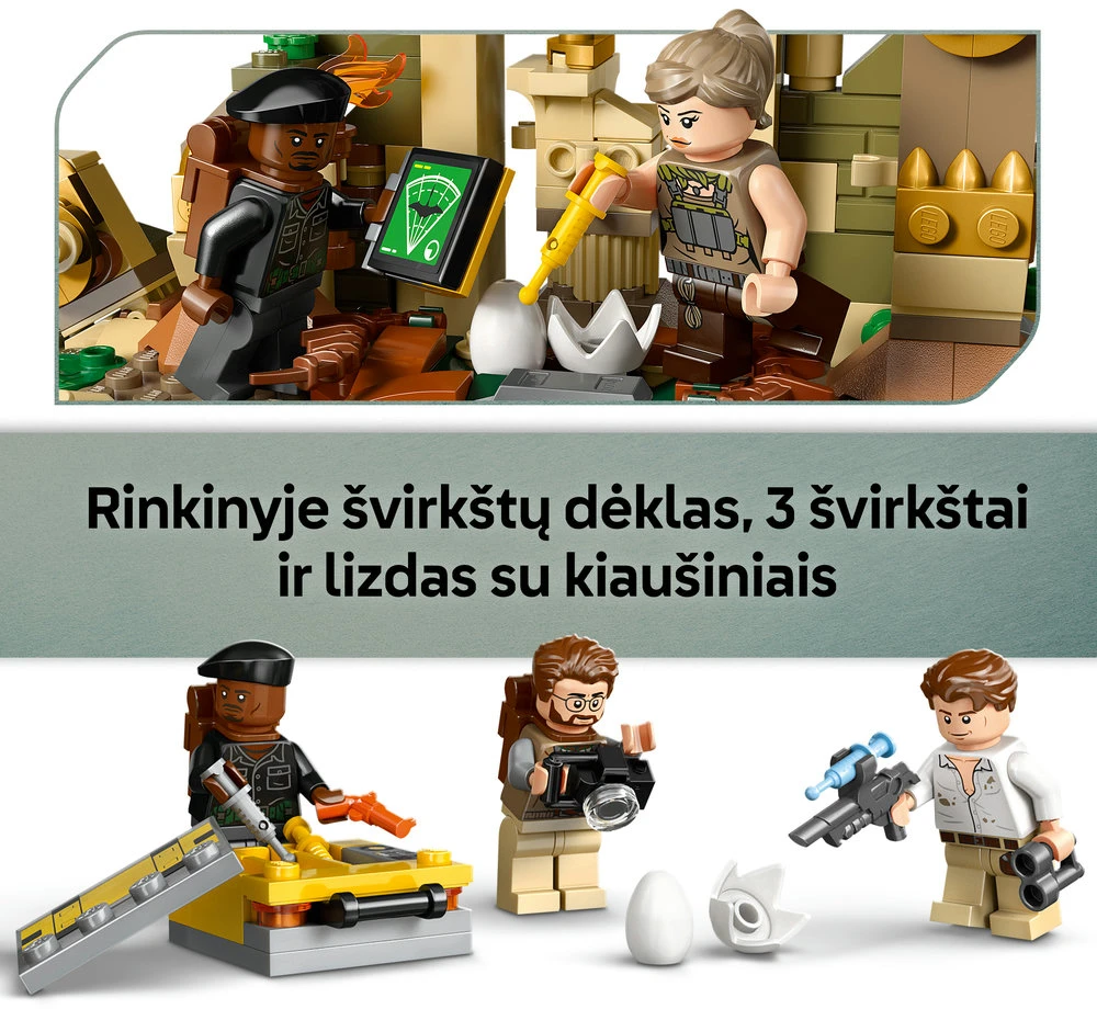 LEGO® Jurassic World Spinozauras, kecalkoatlis ir oro misija (76976)