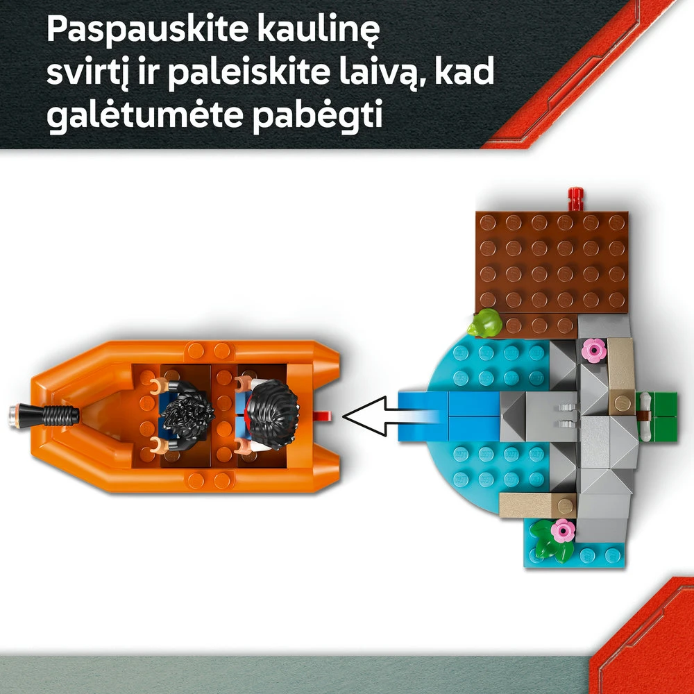 LEGO® Jurassic World Tiranozauras ir pabėgimas upe (76975)