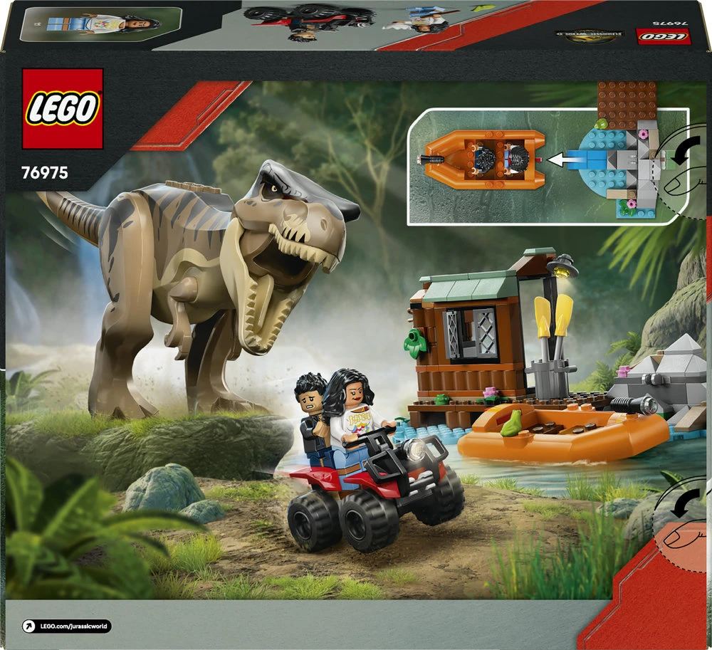 LEGO® Jurassic World Tiranozauras ir pabėgimas upe (76975)