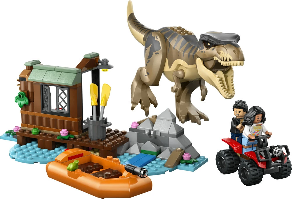 LEGO® Jurassic World Tiranozauras ir pabėgimas upe (76975)