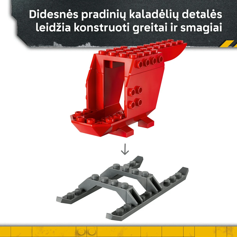LEGO® Jurassic World Velociraptoriaus, stegozauro ir pteranodono gelbėjimas 77981