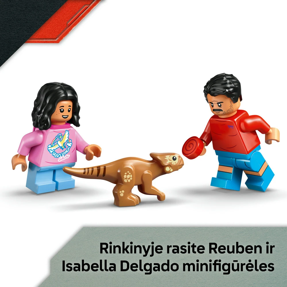 LEGO® Jurassic World Velociraptorius ir pabėgimas visureigiu (76972)