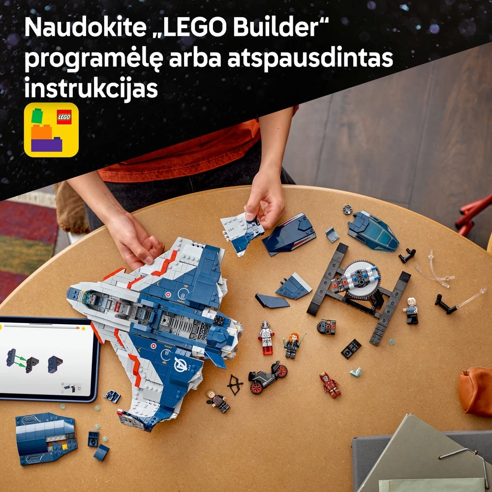 LEGO Marvel Keršytojai: Altrono amžius „Quinjet“ 76325