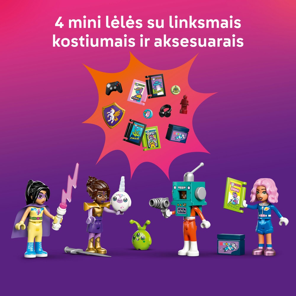 LEGO® Friends Komiksų ir žaidimų parduotuvė Rinkinys 42674