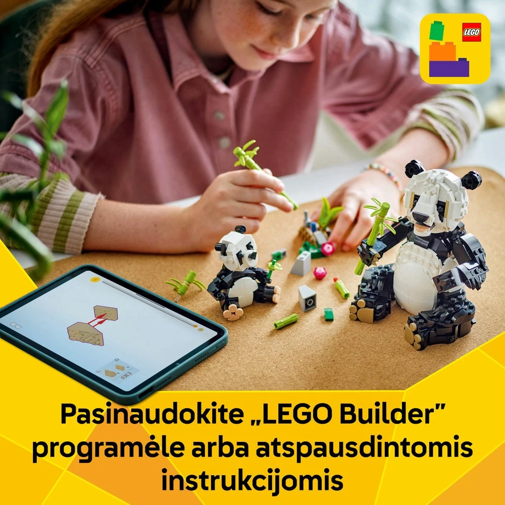 LEGO® Creator 3in1 Laukiniai gyvūnai: pandų šeima (31165)