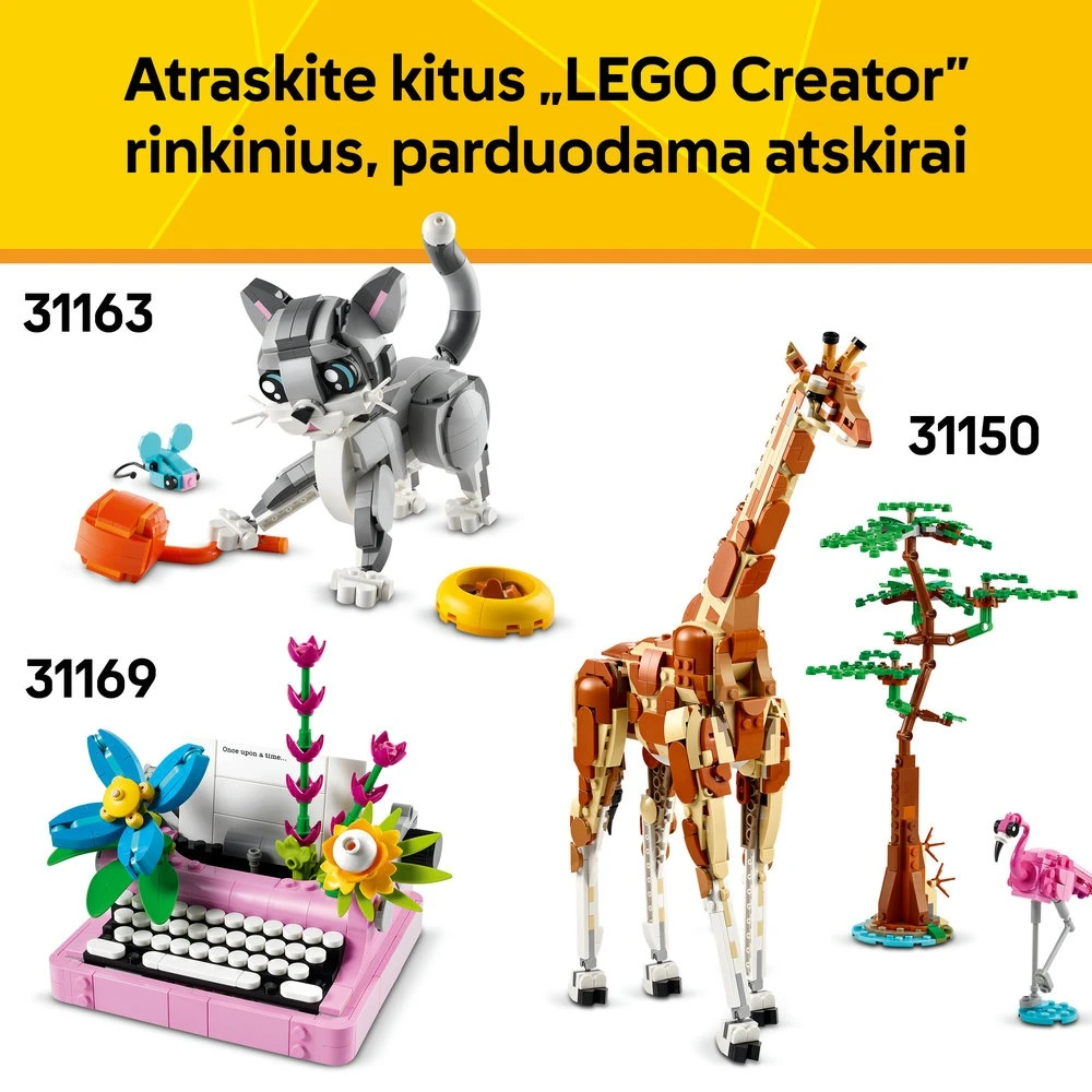 LEGO® Creator 3in1 Laukiniai gyvūnai: pandų šeima (31165)