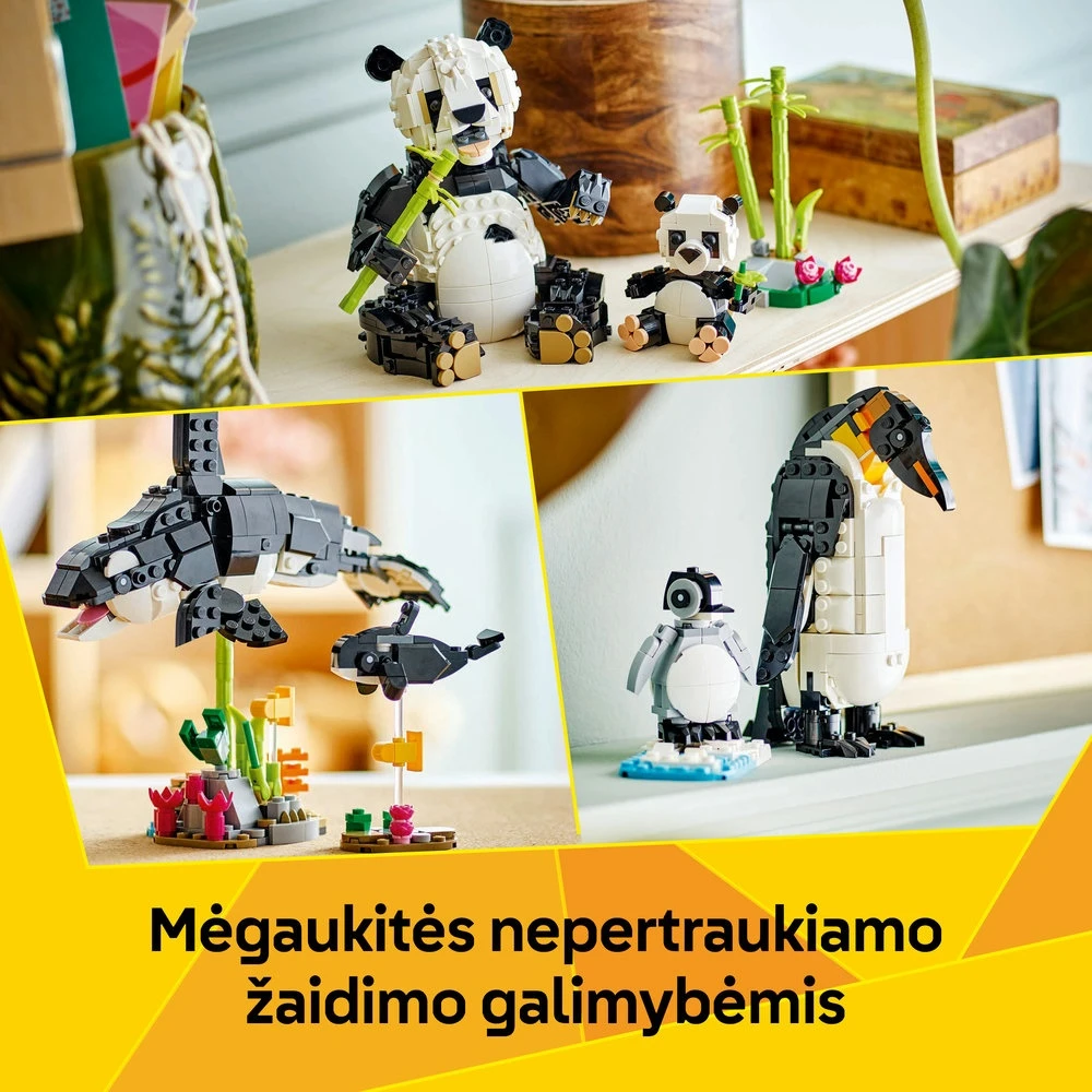LEGO® Creator 3in1 Laukiniai gyvūnai: pandų šeima (31165)