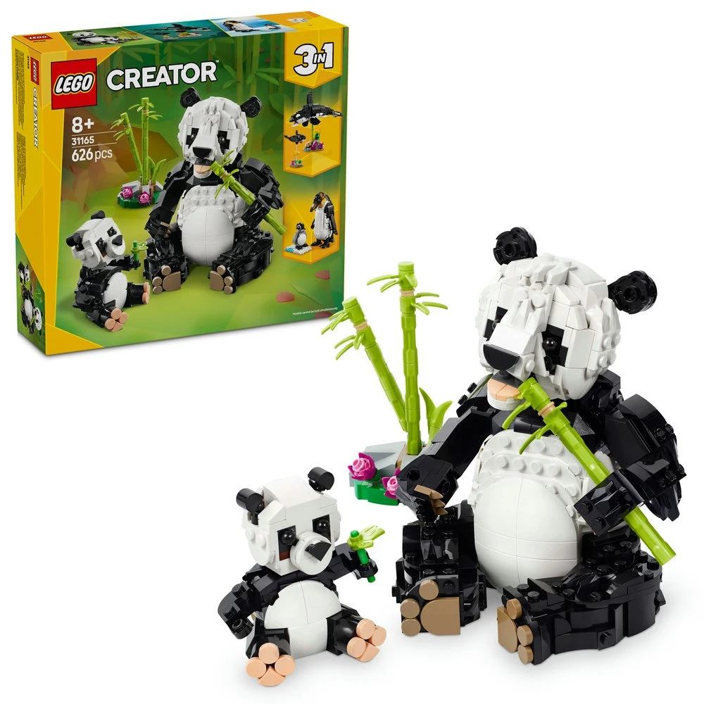 LEGO® Creator 3in1 Laukiniai gyvūnai: pandų šeima (31165)