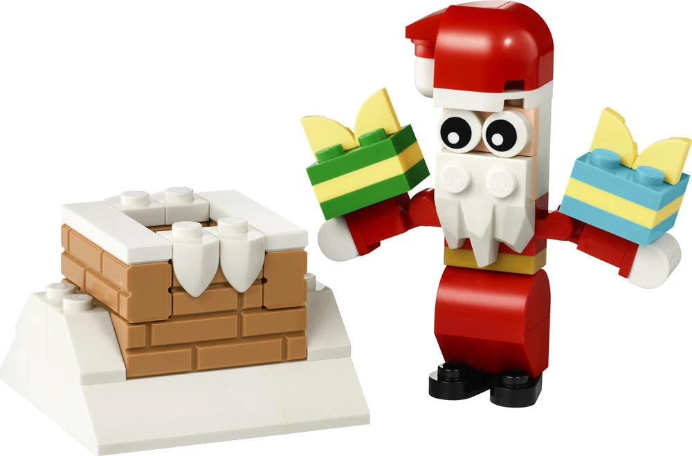 LEGO® Linksmybės su Kalėdų Seneliu ir kaminu 30692