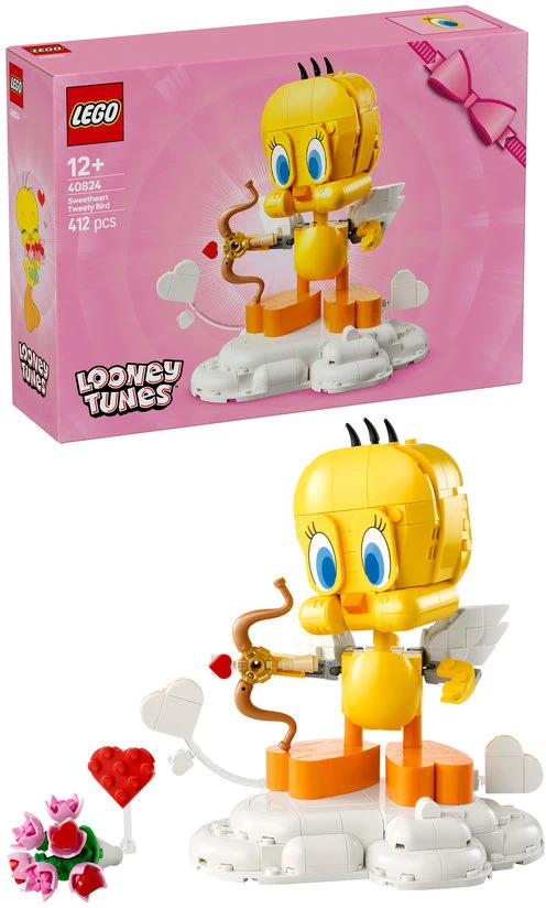 „LEGO® Looney Tunes™“ Mieloji Kanarėlė Figūrėlė Konstravimo rinkinys eksponuoti 40824