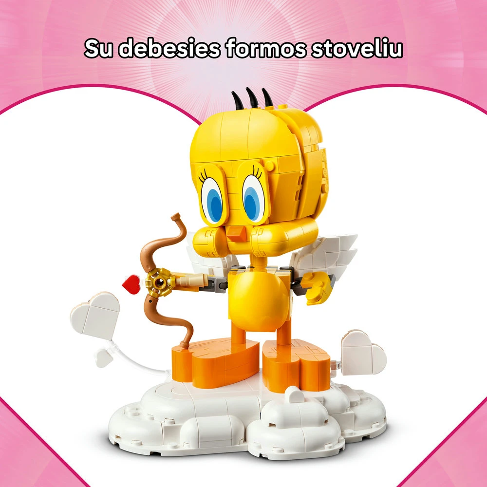 „LEGO® Looney Tunes™“ Mieloji Kanarėlė Figūrėlė Konstravimo rinkinys eksponuoti 40824