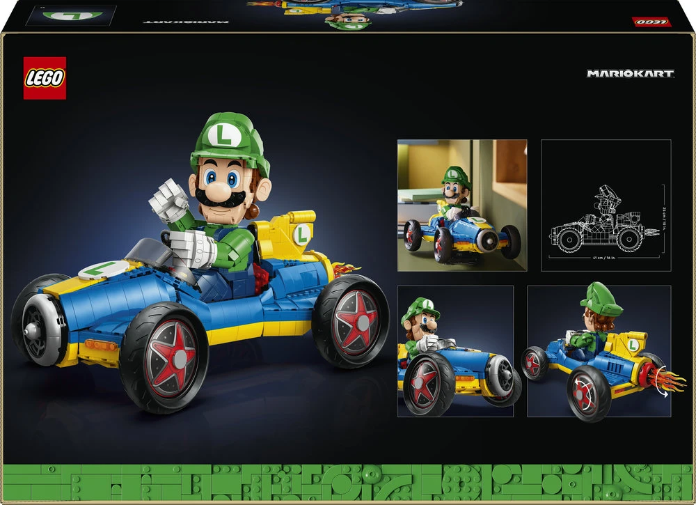 „LEGO® Mario Kart™ – Luigi ir Mach 8, rinkinys 72050