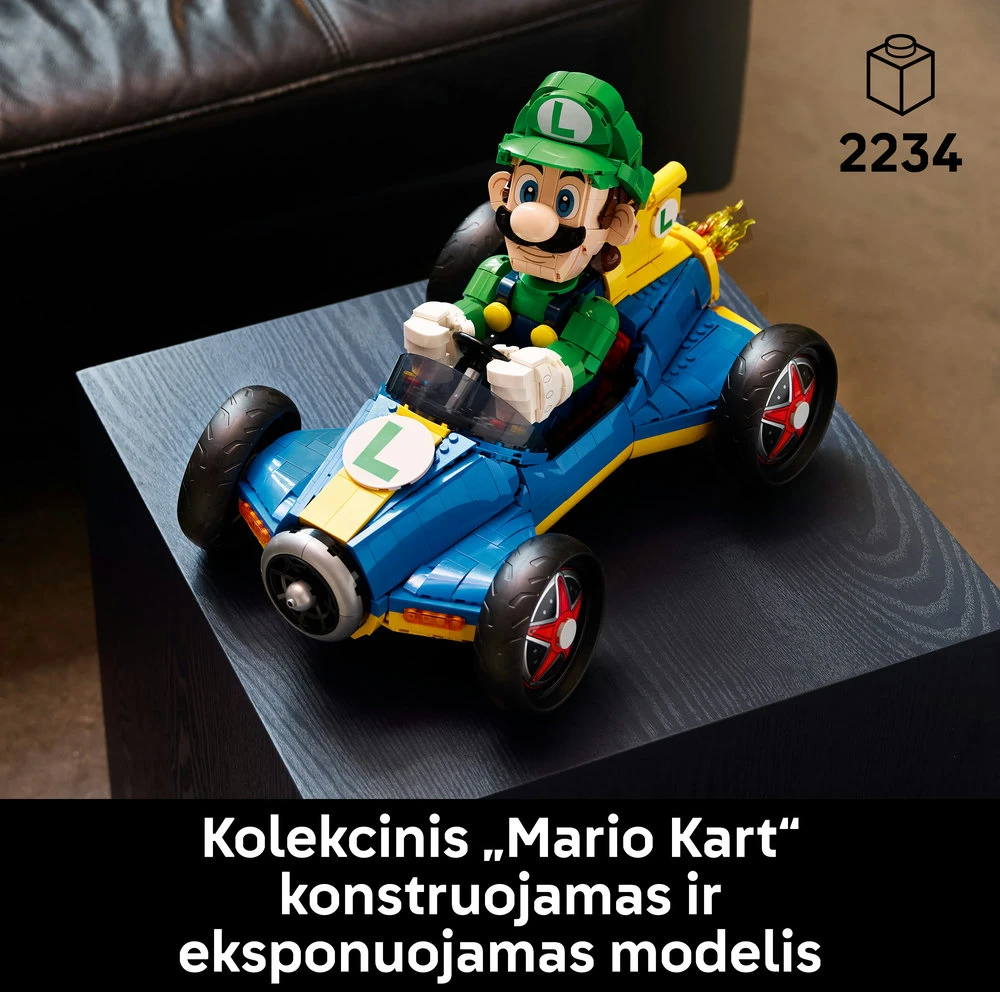 „LEGO® Mario Kart™ – Luigi ir Mach 8, rinkinys 72050