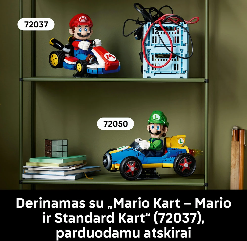 „LEGO® Mario Kart™ – Luigi ir Mach 8, rinkinys 72050