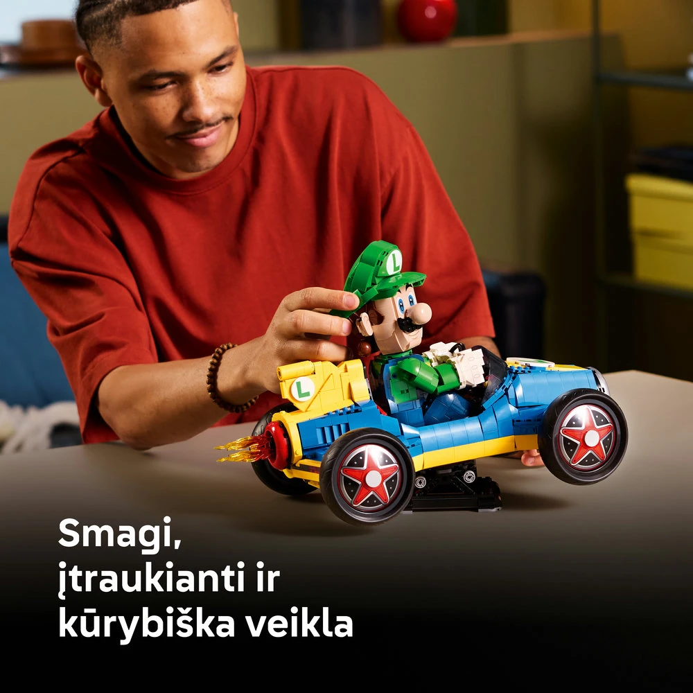 „LEGO® Mario Kart™ – Luigi ir Mach 8, rinkinys 72050