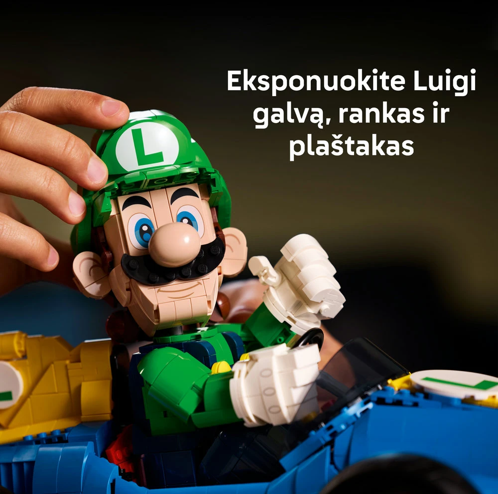 „LEGO® Mario Kart™ – Luigi ir Mach 8, rinkinys 72050