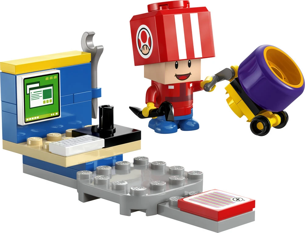 LEGO® Super Mario Mario Kart - Toadas (Techninės Aptarnavimo Komandos Narys) (30702)