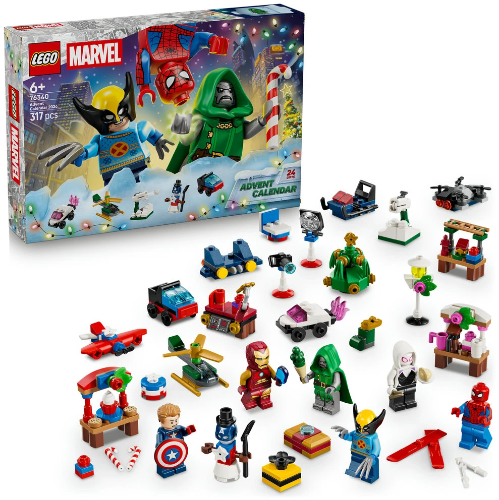 LEGO® ǀ Marvel 2026 metų advento kalendorius Dovana 76340