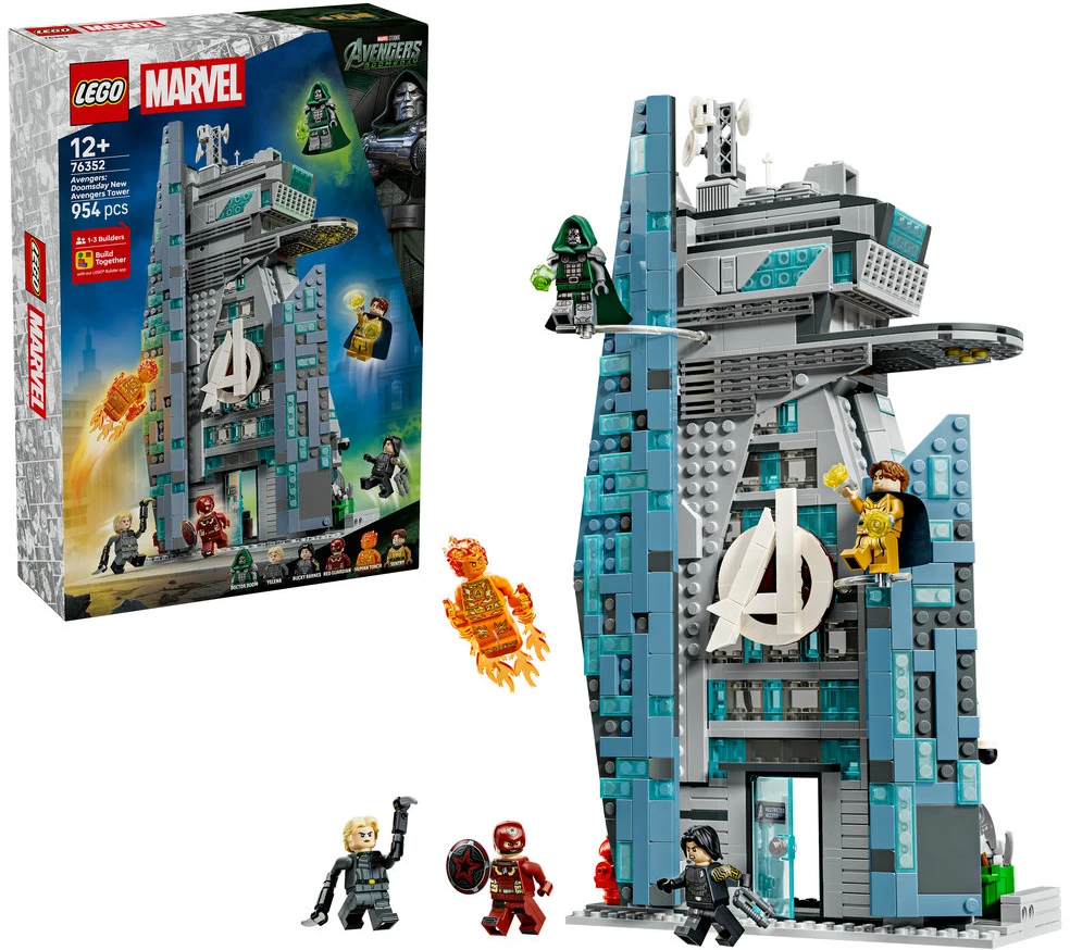 LEGO® ǀ Marvel Avengers: Doomsday naujasis Keršytojų bokštas 76352