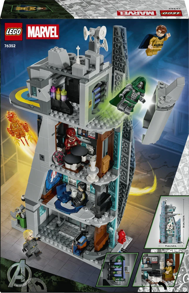 LEGO® ǀ Marvel Avengers: Doomsday naujasis Keršytojų bokštas 76352