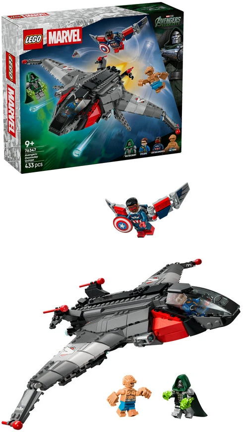 LEGO® ǀ Marvel Avengers: Doomsday Quinjet Žaislas 76347