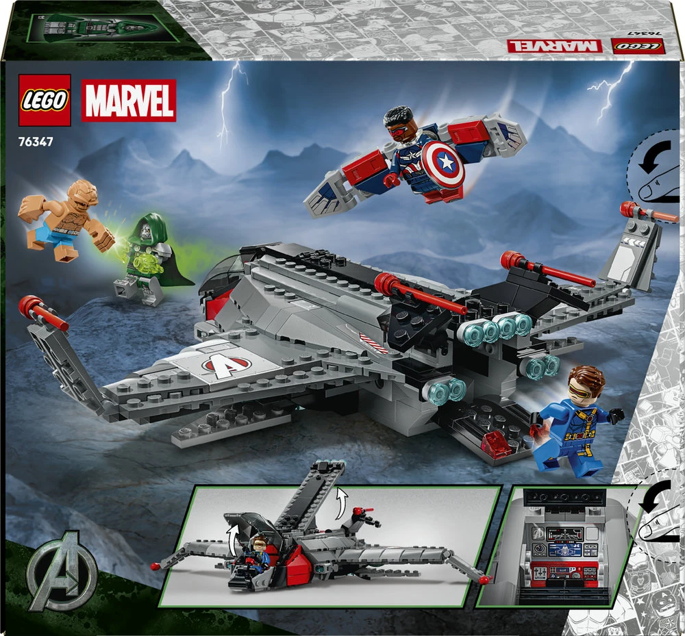 LEGO® ǀ Marvel Avengers: Doomsday Quinjet Žaislas 76347
