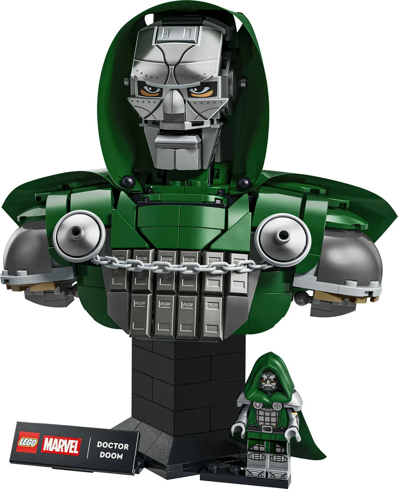 LEGO® ǀ Marvel Daktaro Lemties biustas Rinkinys 76345