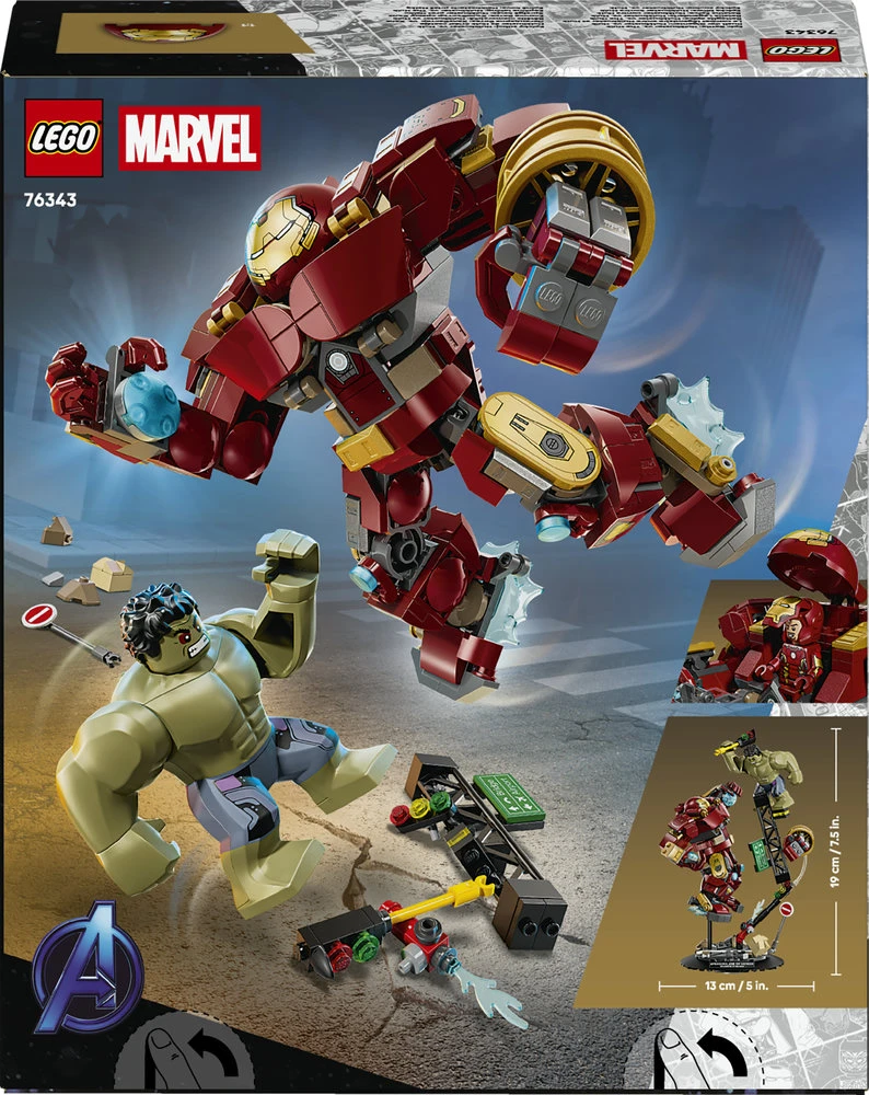 LEGO® ǀ Marvel Epinė kova: Halkbasteris prieš Halką 76343