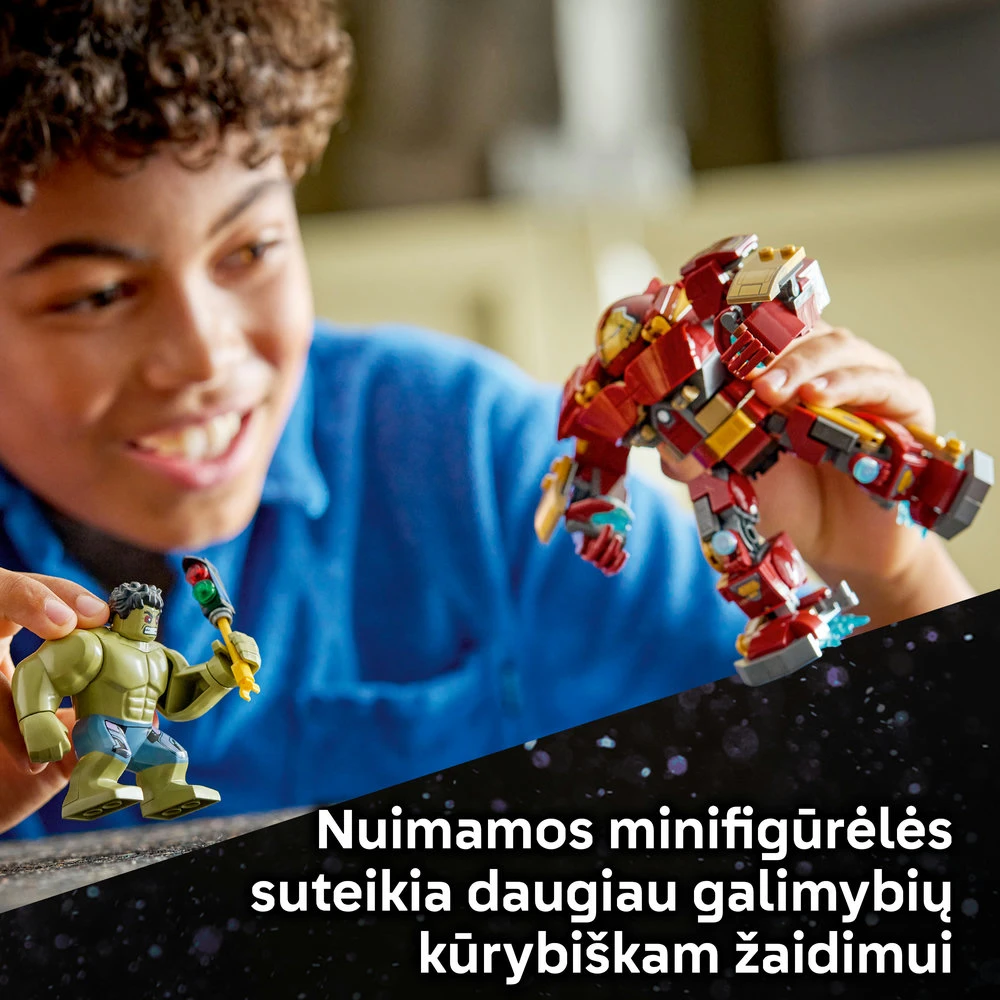LEGO® ǀ Marvel Epinė kova: Halkbasteris prieš Halką 76343