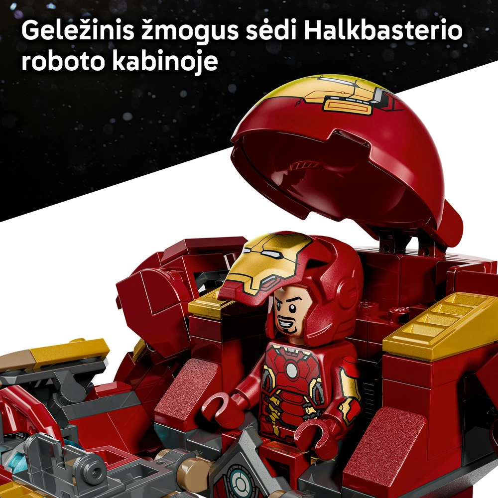 LEGO® ǀ Marvel Epinė kova: Halkbasteris prieš Halką 76343