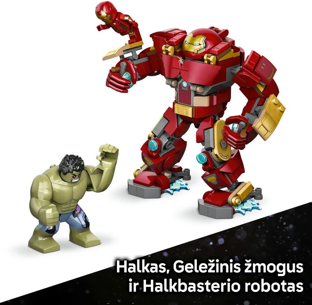 LEGO® ǀ Marvel Epinė kova: Halkbasteris prieš Halką 76343