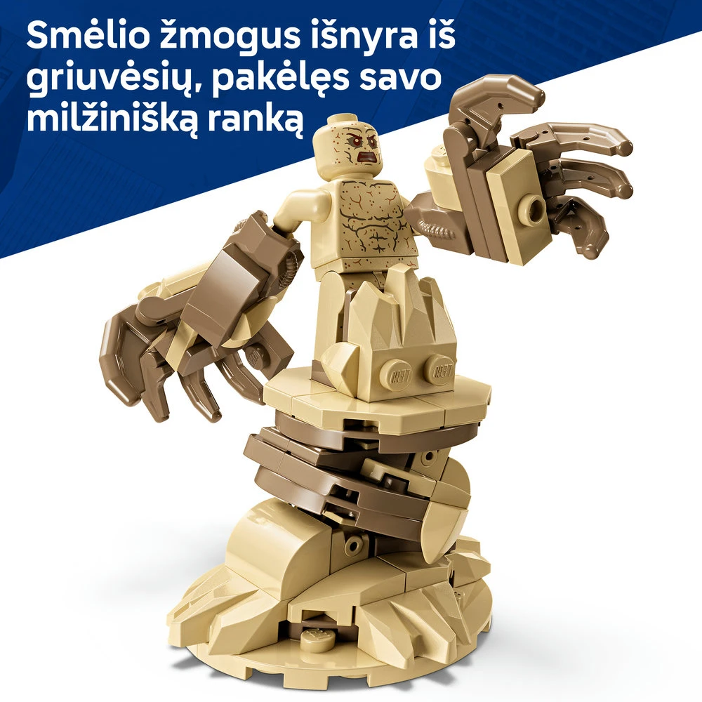 LEGO® ǀ Marvel Epinė kova: Žmogus voras prieš Smėlio žmogų 76334